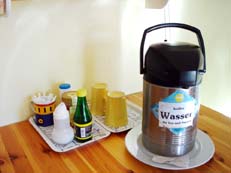heisses -wasser fuer Tee
